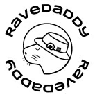 Pencil outline of RaveDaddy logo